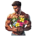 Стикер men 8 марта