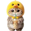 Стикер Мяу утка