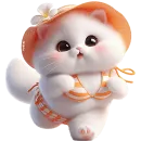 Стикер Летние мяу