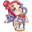 Стикер Mia Catlady