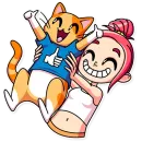 Стикер Mia Catlady