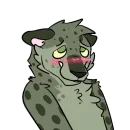 Стикер Midori Leopard