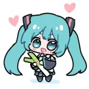 Стикер Hatsune Miku