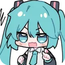 Стикер Hatsune Miku