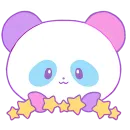 Стикер Милая панда