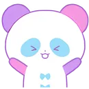 Стикер Милая панда