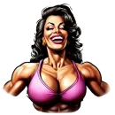 Стикер Milf bodybuilder