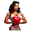 Стикер Milf bodybuilder