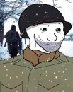 Стикер Military wojak