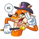 Стикер Millionaire Fox