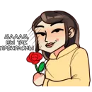 Стикер Миму