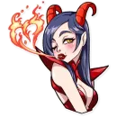 Стикер Miss Devil