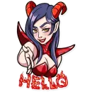 Стикер Miss Devil
