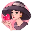 Стикер Miss Hepburn