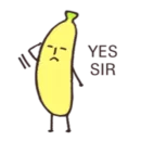 Стикер Banana