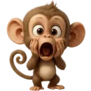 Стикер Обезьянка