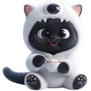 Стикер Монстры котики 3