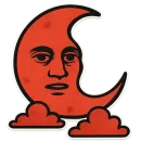 Стикер Луна