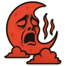 Стикер Луна