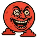 Стикер Луна