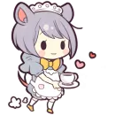 Стикер Прекрасная мышь