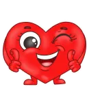Стикер Mr. Heartman