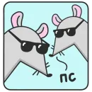 Стикер Мистер Мышь