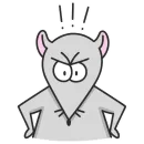 Стикер Мистер Мышь