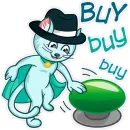 Стикер Mrrr. Cat - BlackHat Coin (BLKC)