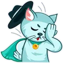 Стикер Mrrr. Cat - BlackHat Coin (BLKC)