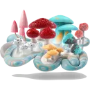 Стикер Mushrooms