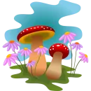 Стикер Mushrooms