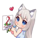 Стикер Муся Пуся Буся и Дуся 8 Марта