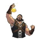 Стикер Мужикомаги