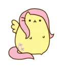 Стикер My Little Pusheen