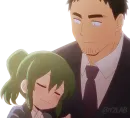 Стикер Senpai ga Uzai Kouhai no Hanashi