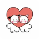 Стикер Cute cats