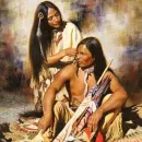 Стикер Native American Love