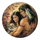 Стикер Native American Love