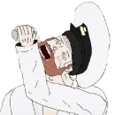 Стикер Не мог подождать