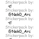Стикер Neko Arc Funny
