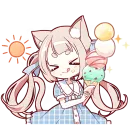 Стикер Летние Некомими