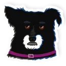 Стикер New Years Dog