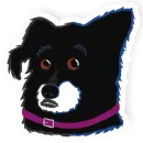 Стикер New Years Dog