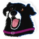 Стикер New Years Dog