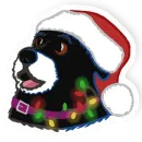 Стикер New Years Dog