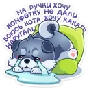 Стикер Маламут Ньют