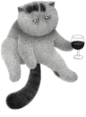 Стикер Night Cat