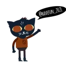 Стикер Night In The Woods Dialog