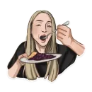 Стикер Норма от звёзд